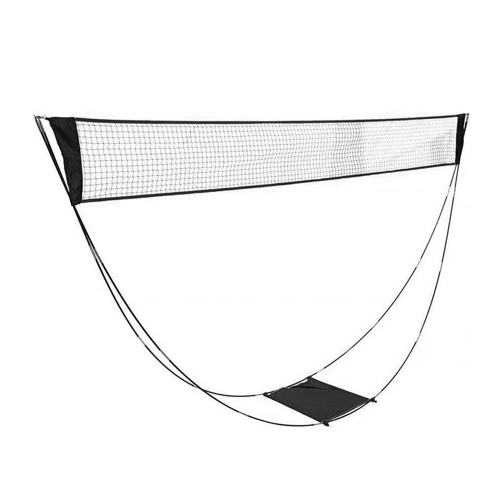 SIATKA DO BADMINTONA SIATKÓWKI TENISA ZIEMNEGO PRZENOŚNA + POKROWIEC Liczba elementów w zestawie 3