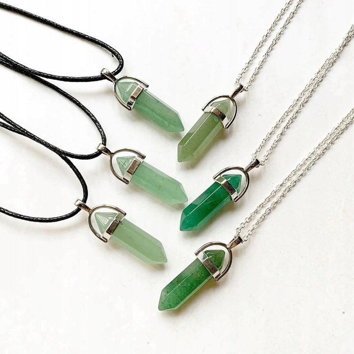 WISIOREK kamień AWENTURYN naszyjnik prezent Materiał kamień