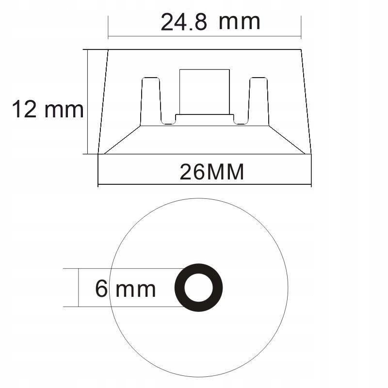 Kera Audio GLP0110 Złoty Gałka do gitary EAN (GTIN) 5904261408344