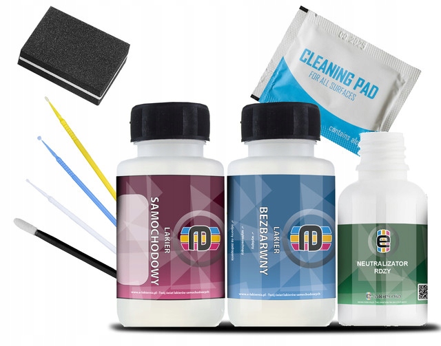 ZESTAW NA RDZĘ LAKIER ZAPRAWKOWY ZAPRAWKA SUZUKI ZCC