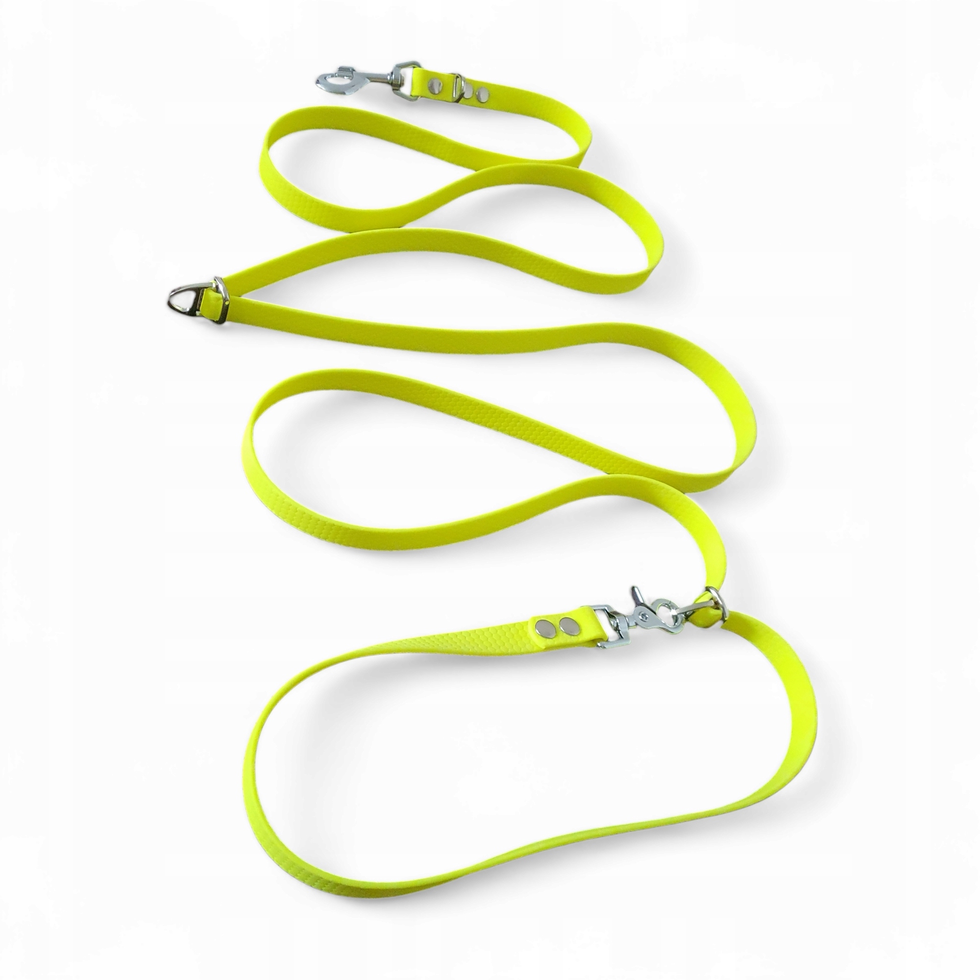 Smycz wodoodporna przepinana regulowana 4,5m Hexa plaster miodu 16mm żn