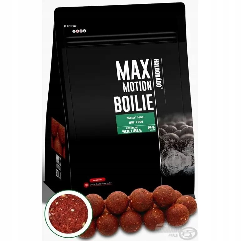 Kulki Proteinowe Haldorado Max Motion Soluble 24mm Duża Ryba Karp Boilies