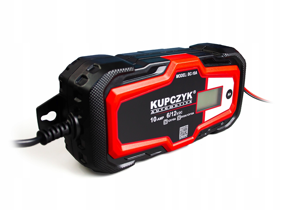Prostownik mikroprocesorowy do ładowania akumulatora 6V 12V BC-10A Kupczyk Marka Kupczyk