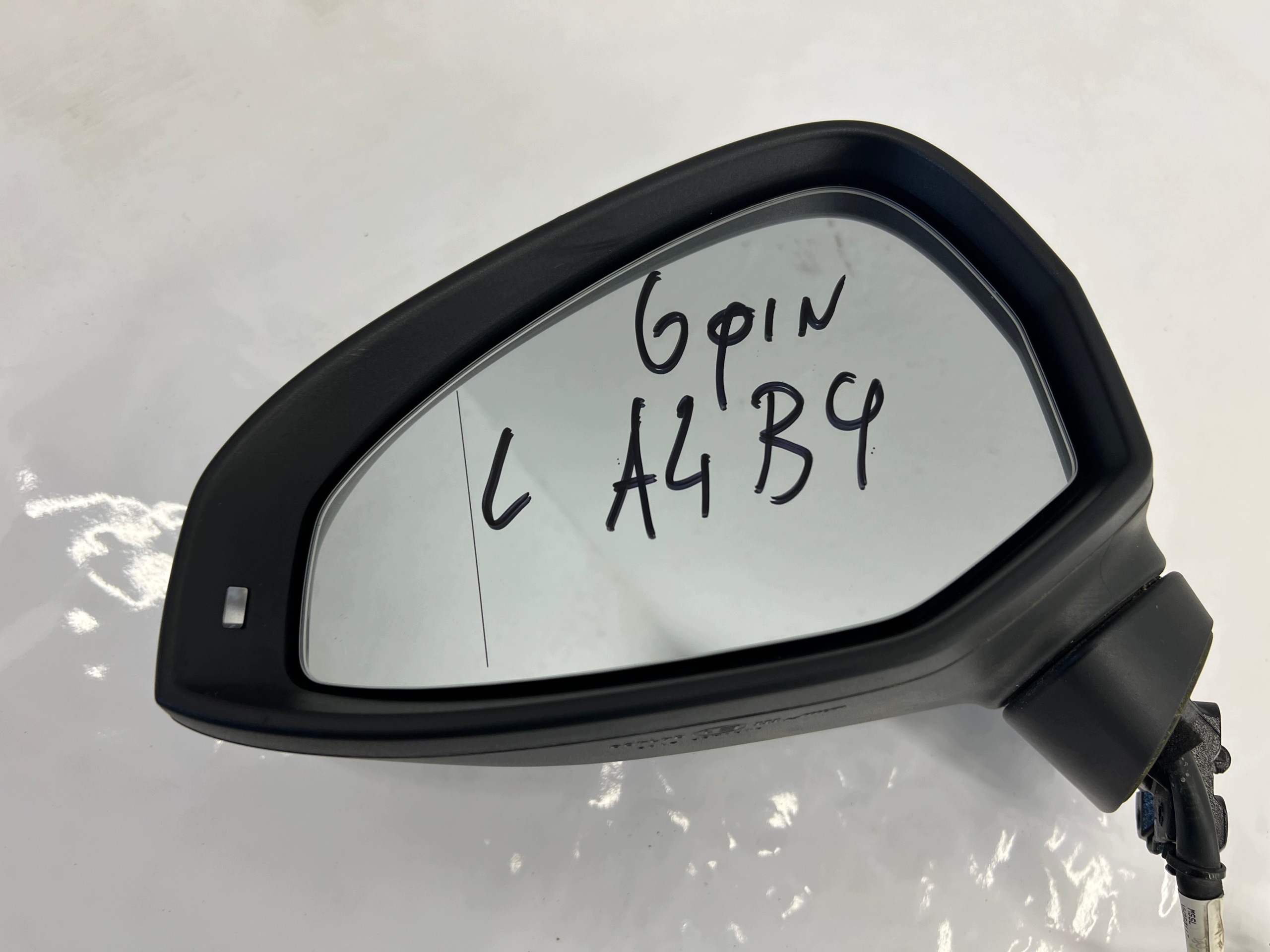 AUDI A4 B9 8W mirror left 6 PIN EUROPA W colour LY9C original