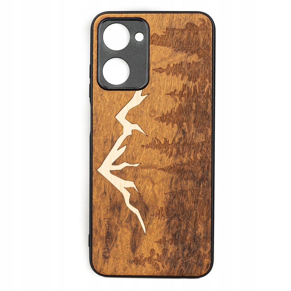 Drewniane Etui Bewood Realme 10 4G Góry Imbuia