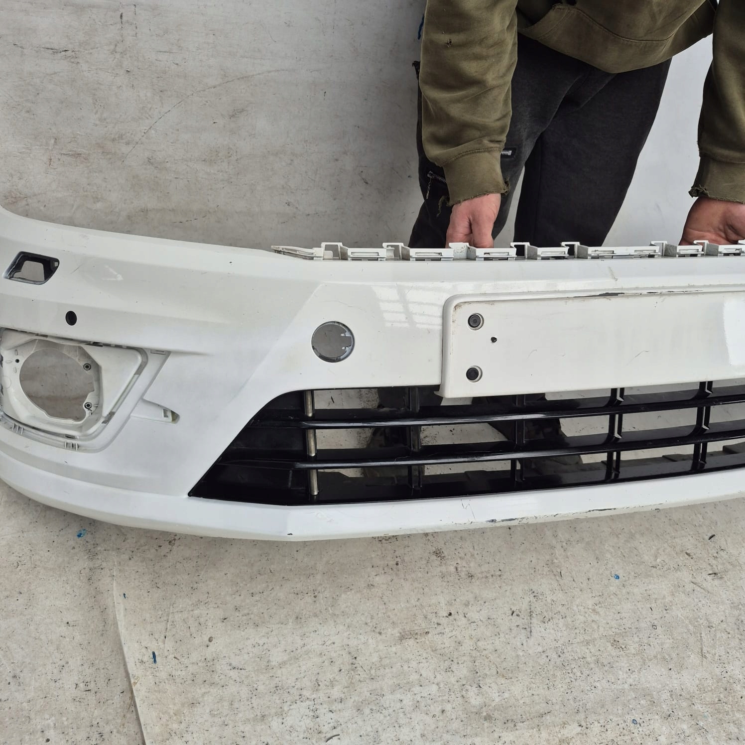 VW PASSAT CC LIFT R-LINE 11-16 bumper front front washer PDC + cover
