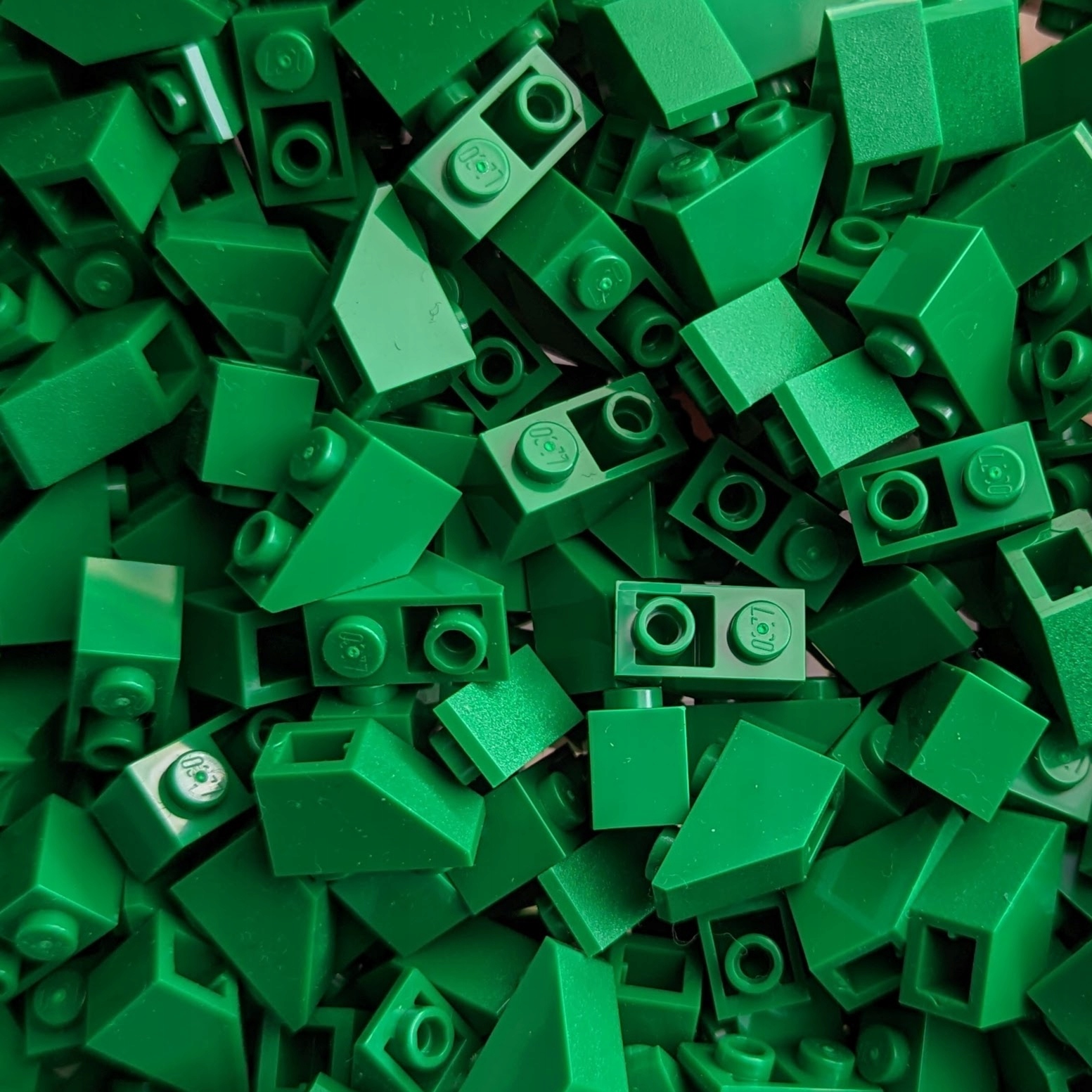 

Pakiet Lego 3665 Skos odwrócony 2x1 Zielony 20sztN