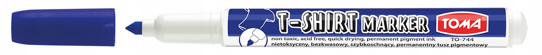 

Pisak do Tkanin ubrań Niebieski mazak marker Toma