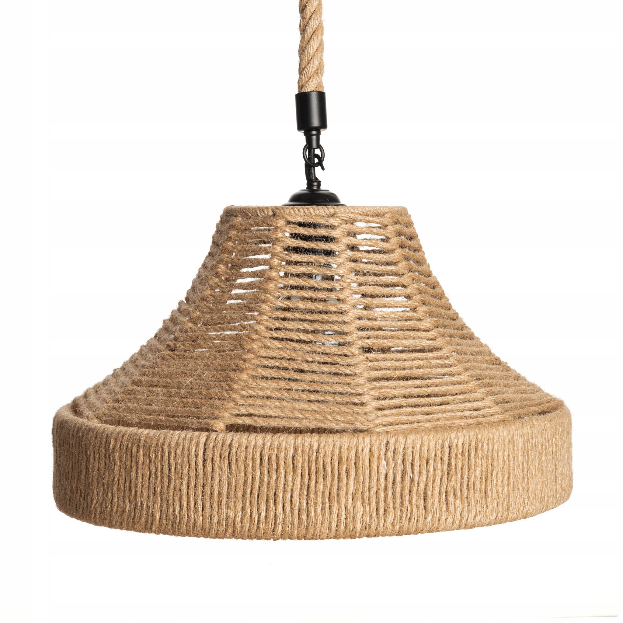 Závěsné jutové svítidlo Basket boho