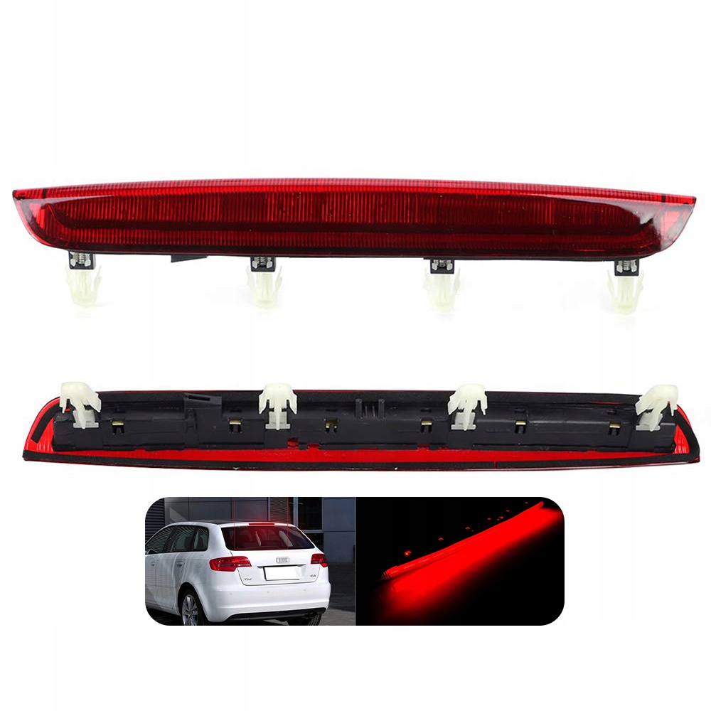 Pro Audi A3 S3 8P Sport Zadní červené třetí brzdové světlo 8P4945097C