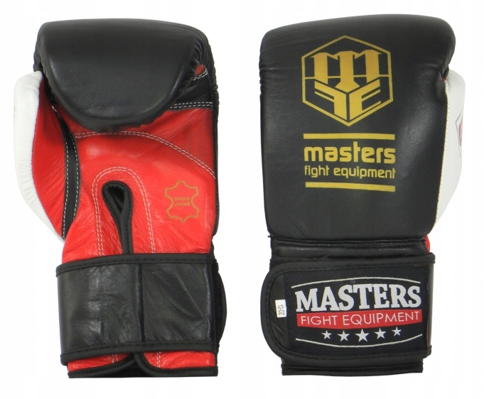 masters Rękawice Boks Muay Thai Kickboxing rbt-gel Żel Skóra 12 Oz