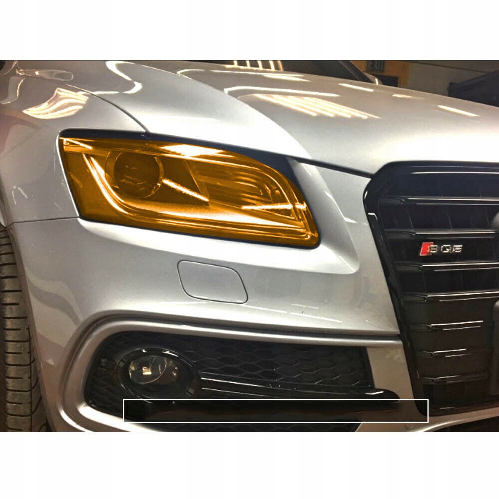 FOLIA DO LAMP POMARAŃCZOWA OCHRONNA LAMPY ORANGE Długość 50 cm