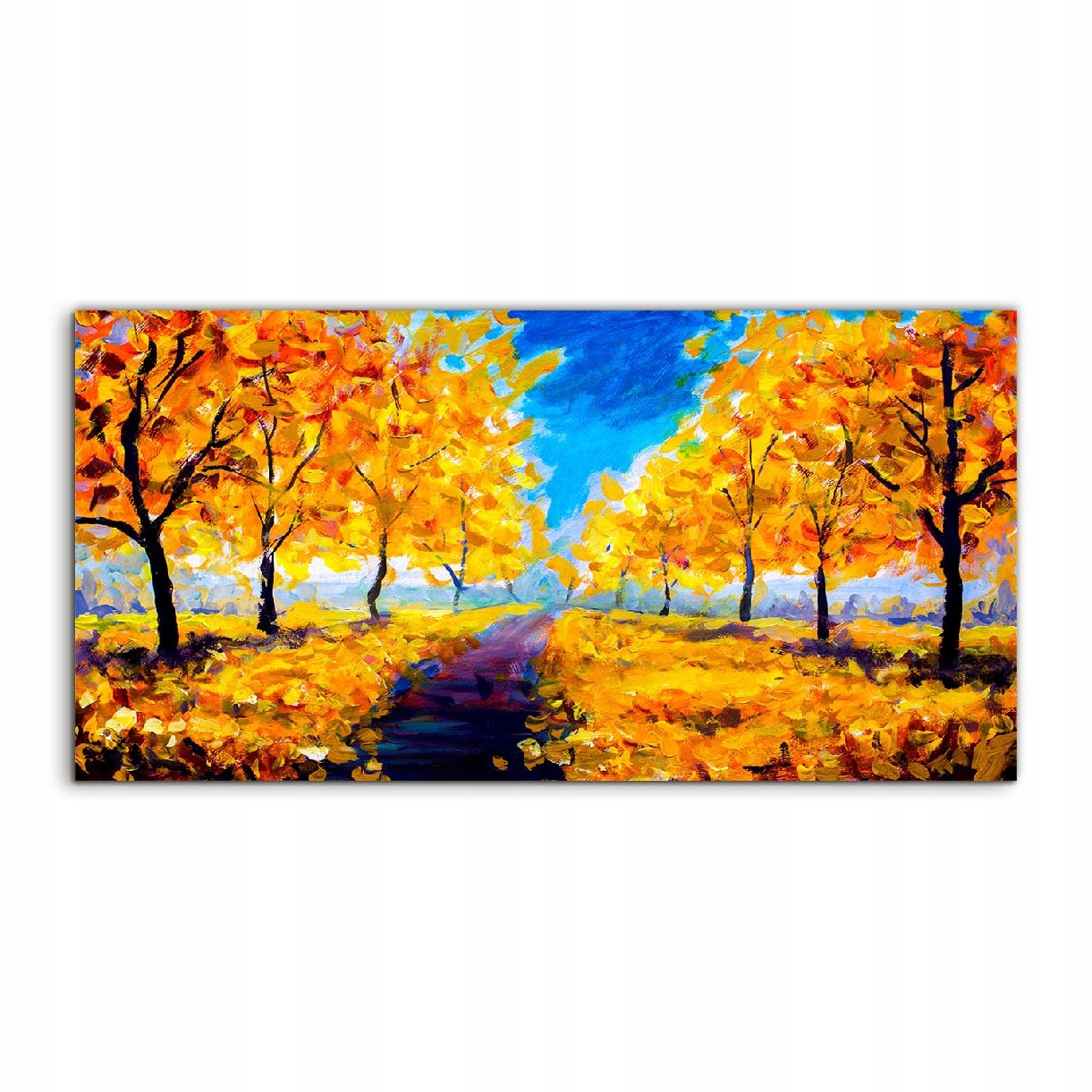 Akrylový obraz 120x60 ako darček Jeseň Park Stromy