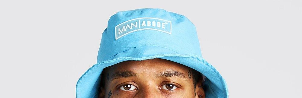 

Bucket hat błękitny kapelusz Boohoo