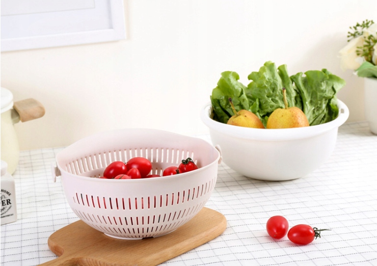 Durszlak Miska Ociekacz GRAVITY Sitko Cedzak Materiał tworzywo sztuczne