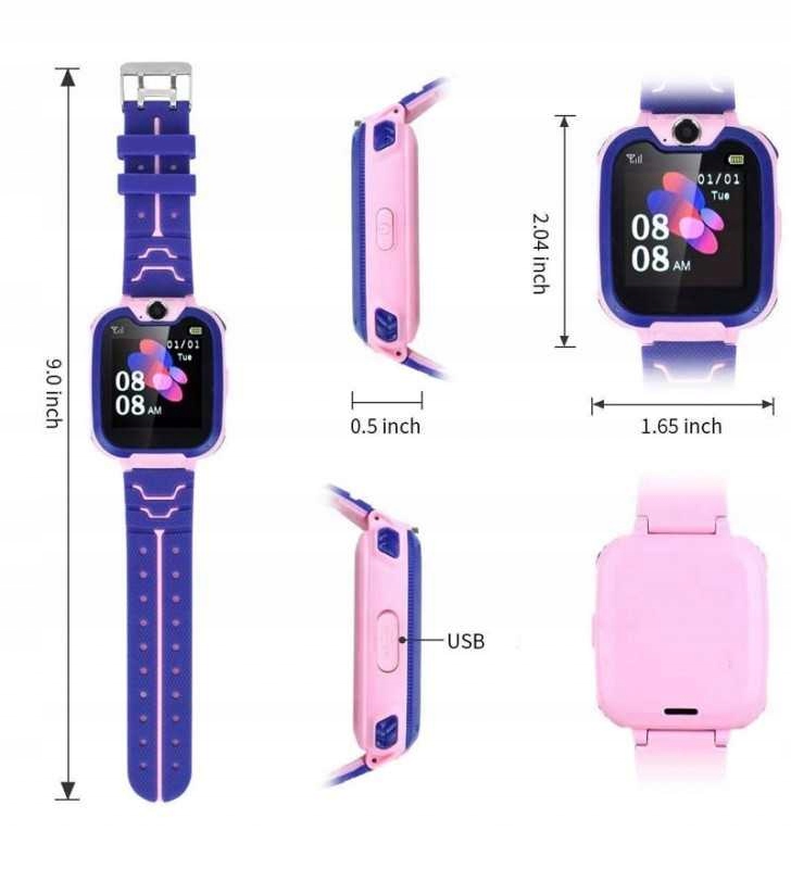 SMARTWATCH Zegarek dla dziecka SIM PL LOKALIZATOR Model inny
