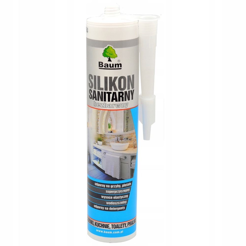 

Baum silikon sanitarny bezbarwny 280ml