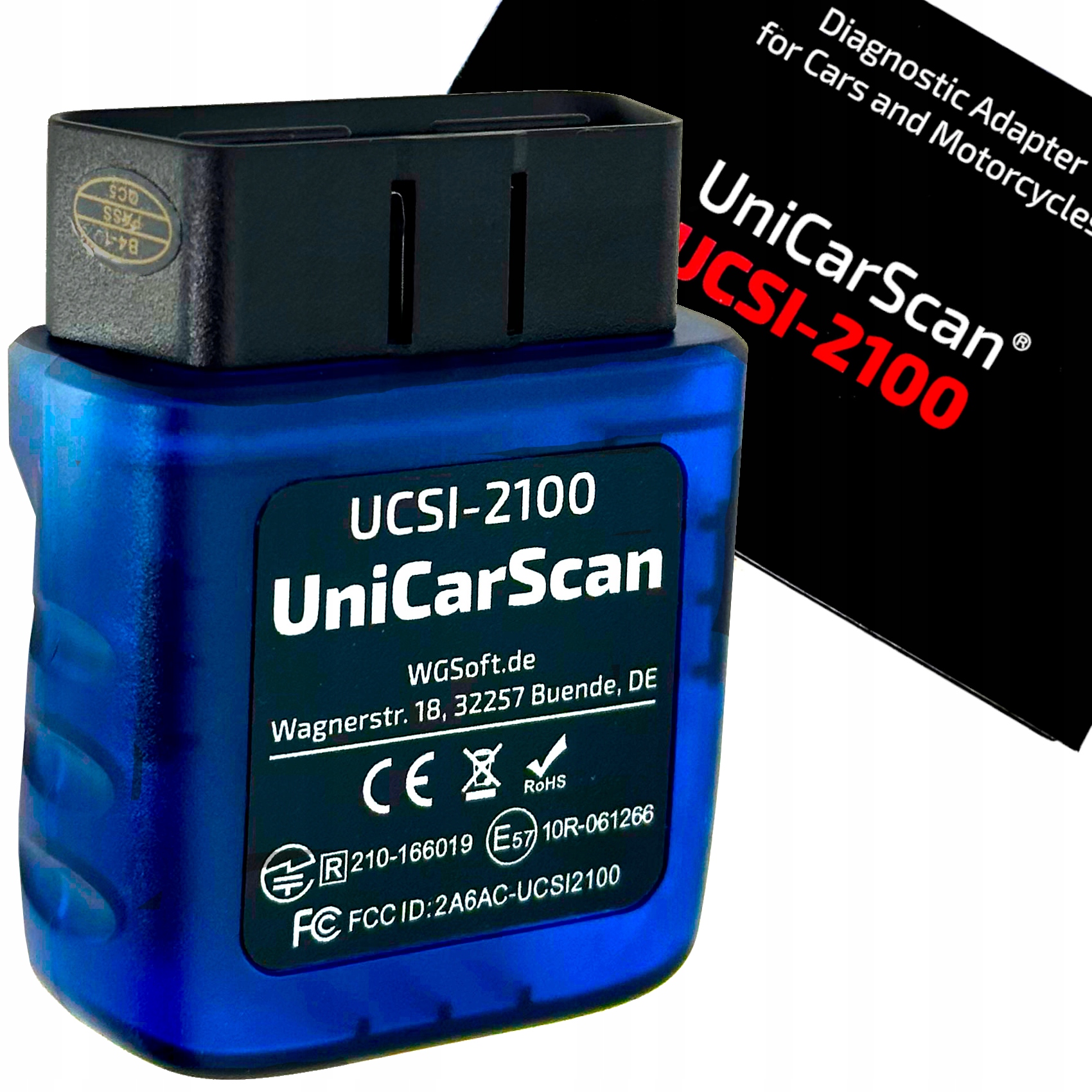 Diagnostické rozhranie OBD2 UCSI-2100 užívateľská príručka Pl/cz/sk