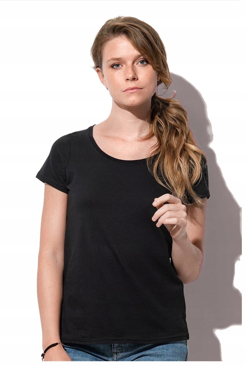

Lekka koszulka Damska T-shirt czarny S