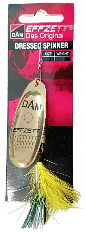 Błystka Dam Effzett Standard Dressed 5/12g Gold