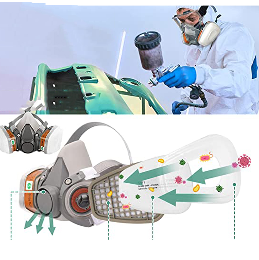 MASKA URZĄDZENIE DO OCHRONY DRÓG ODDECHOWYCH, 6200 PÓŁMASKA PROFESJONALNY Kod producenta Pyłoszczelna Półmaska