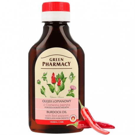 Green Pharmacy olejek łopianowy 100ml papryka