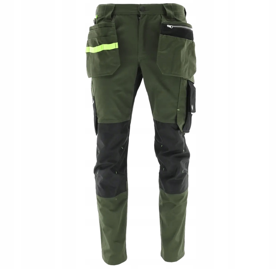 Spodnie Do Pasa Monter Sara Monterskie oliwkowe r.58