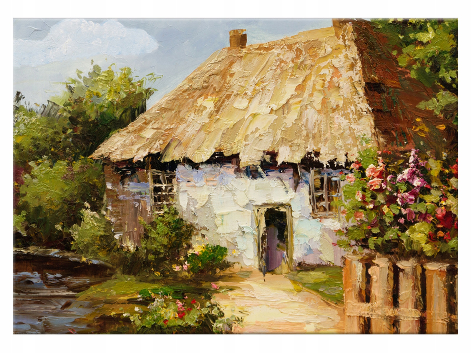 

Obraz Wiejski domek 70x50 Pejzaż Nowoczesny