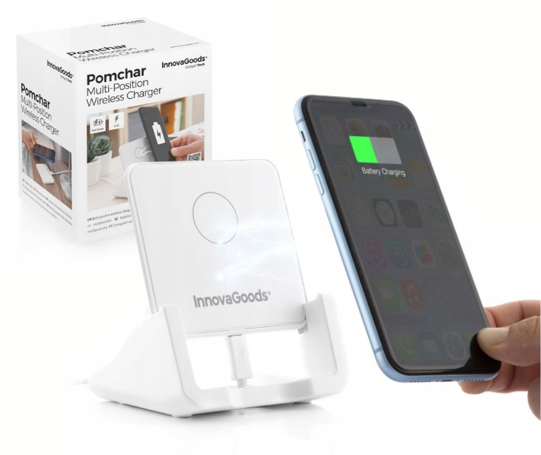 Bezprzewodowa i wielopozycyjna ładowarka POMCHAR