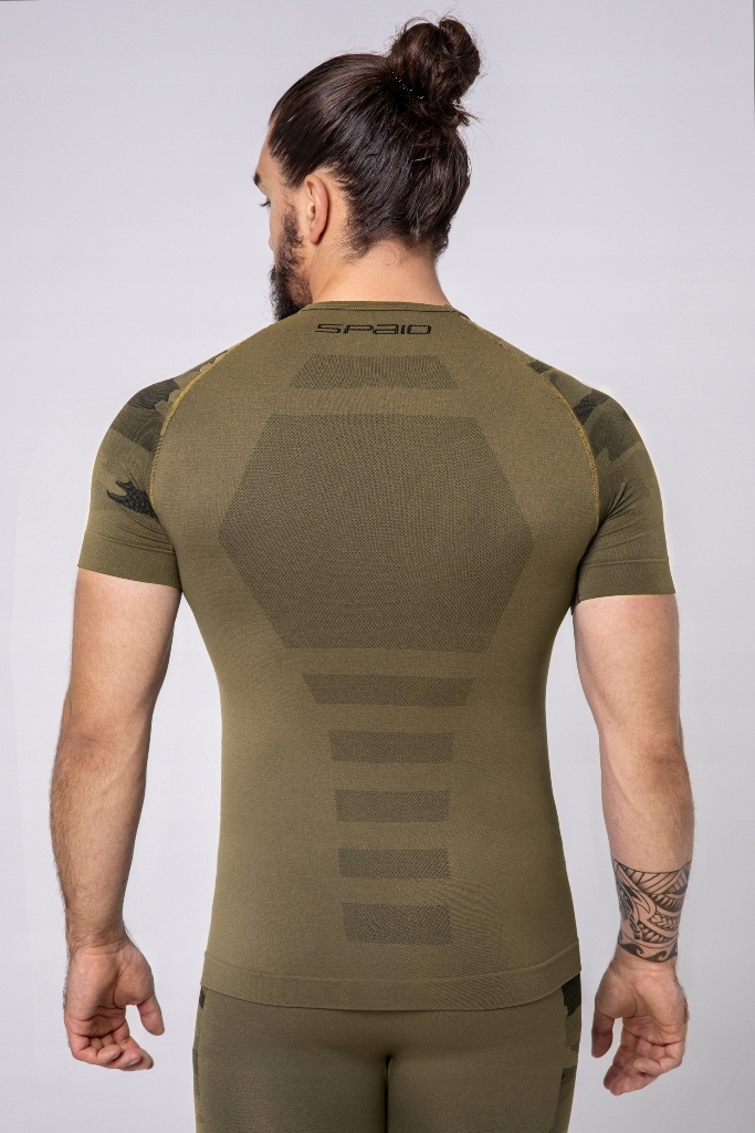 Koszulka męska Spaio Military piaskowa XL