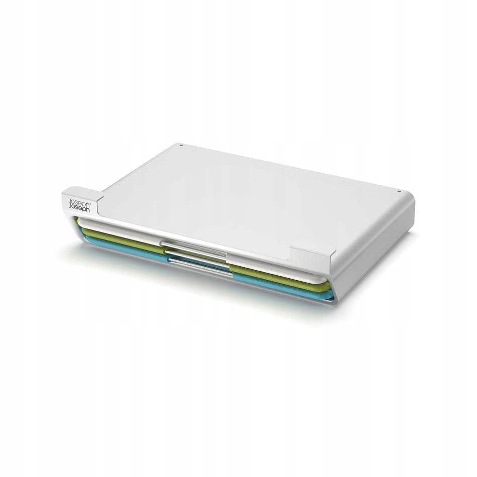 Sada krájecích prkének v podstavném stojanu Folio Joseph Joseph pro myčku nádobí