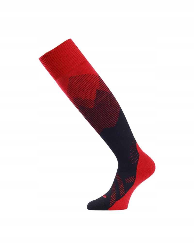 Ponožky Lasting Fwm 85% Merino Wool Červený (393) L (42-45)