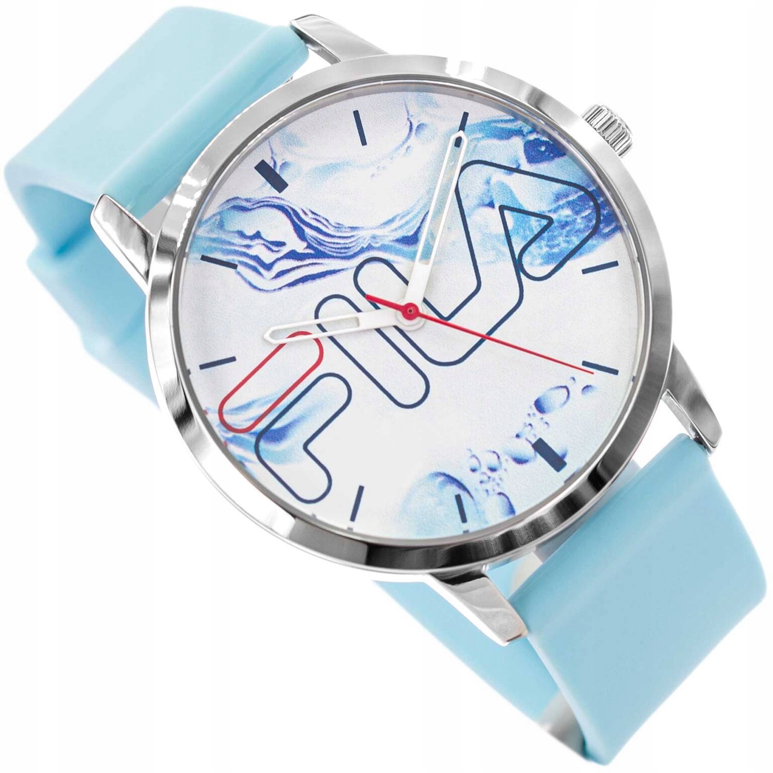 Dámské Hodinky Fila 38-318-002 Modré S Mládežnickým Sportovním Řemínkem