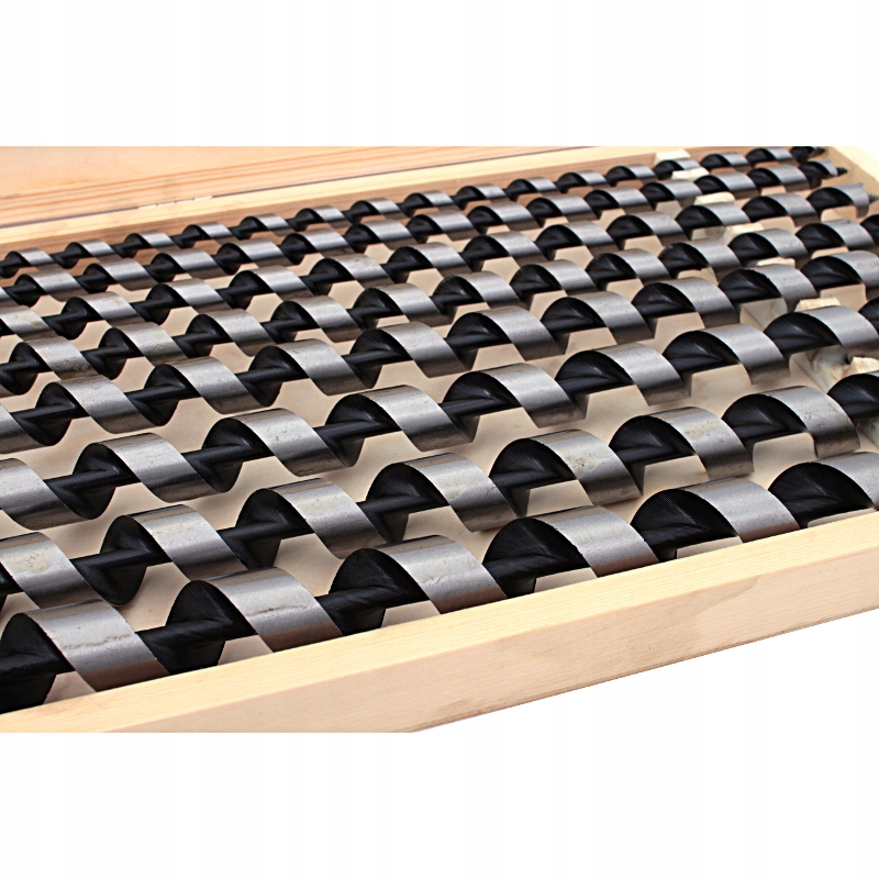 Zestaw WIERTEŁ ŚWIDRÓW do drewna 8el 460mm BOX Marka XL-Tools