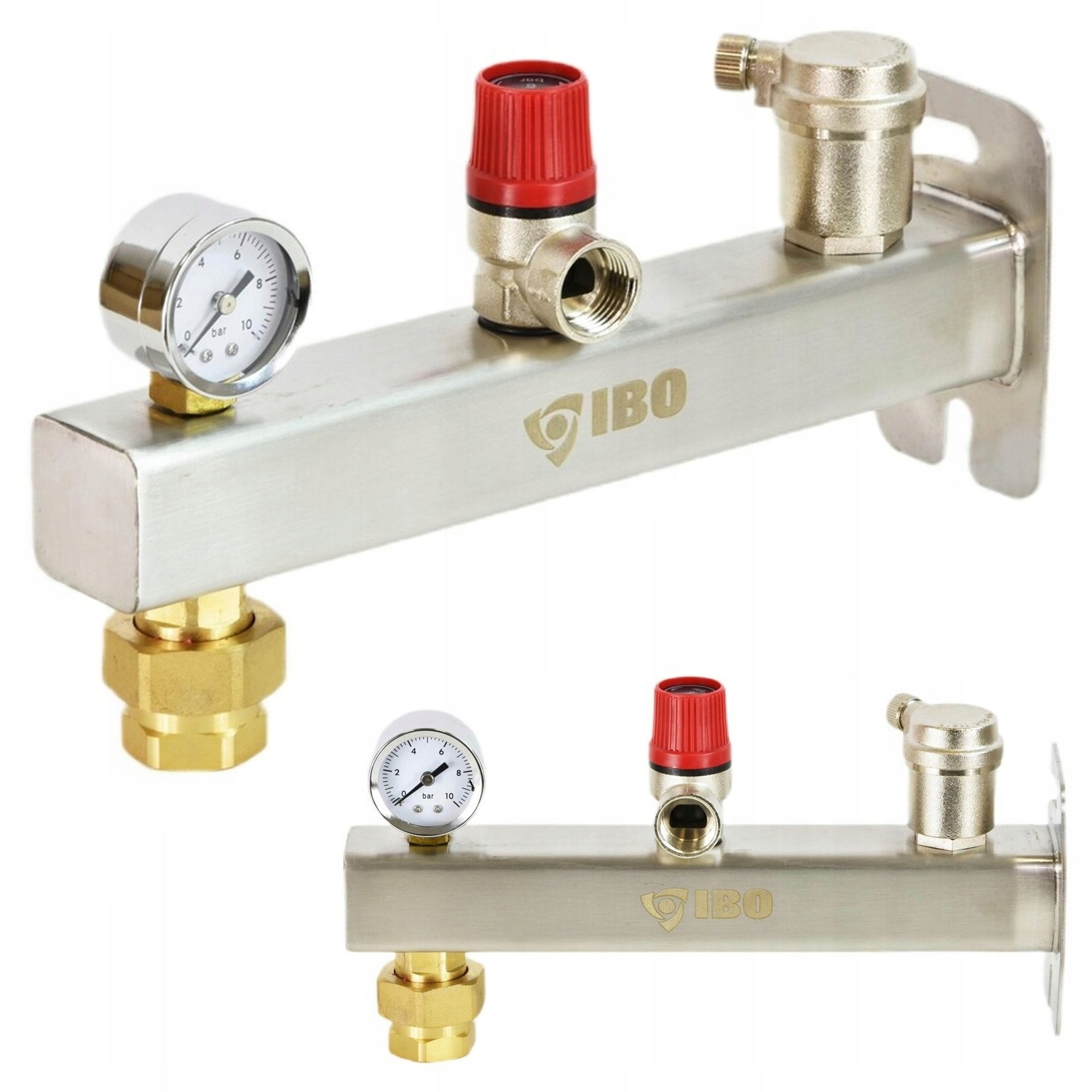 Bezpečnostní skupina pro nádobí C.o. z nerezové oceli Inox Ibo 3 bar