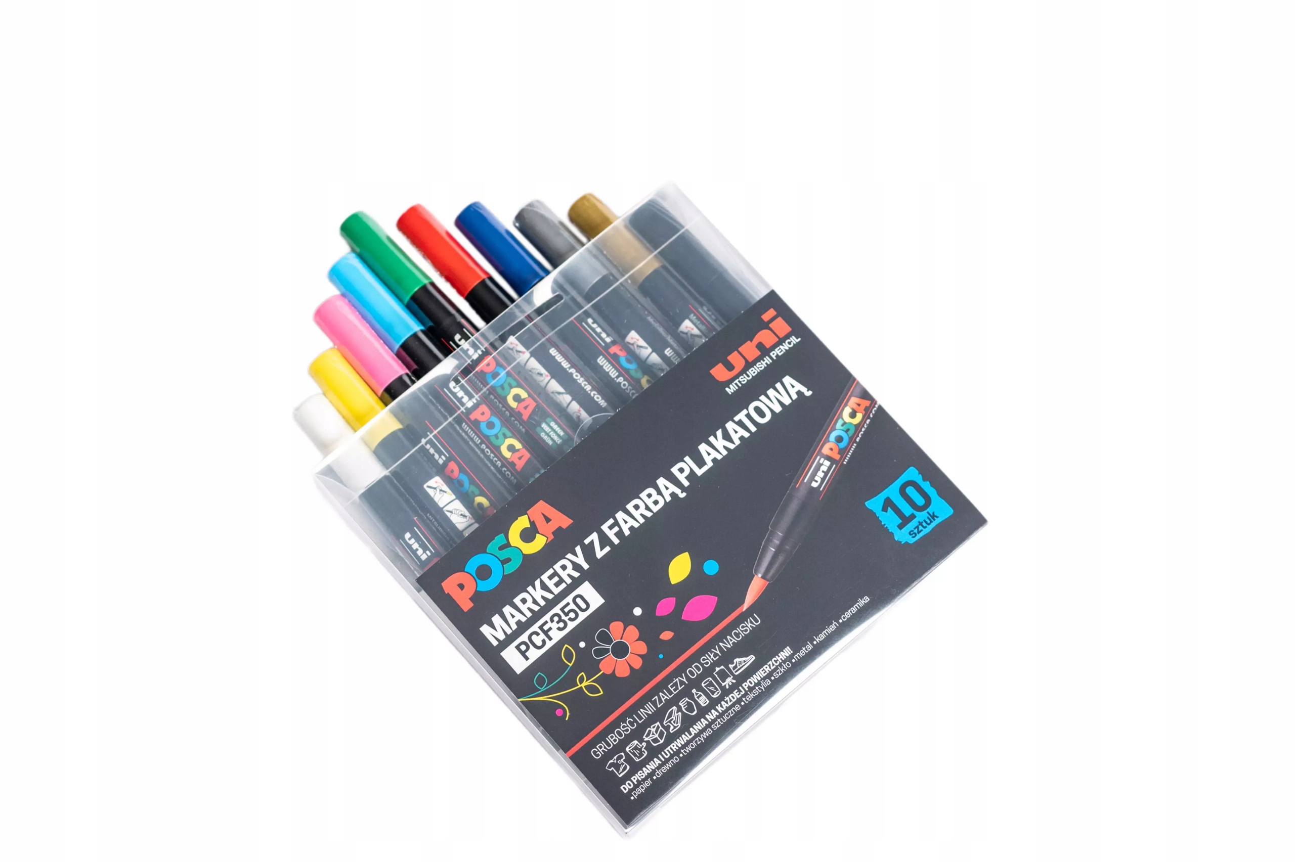 Markery PCF-350 zestaw Posca Uni Uni