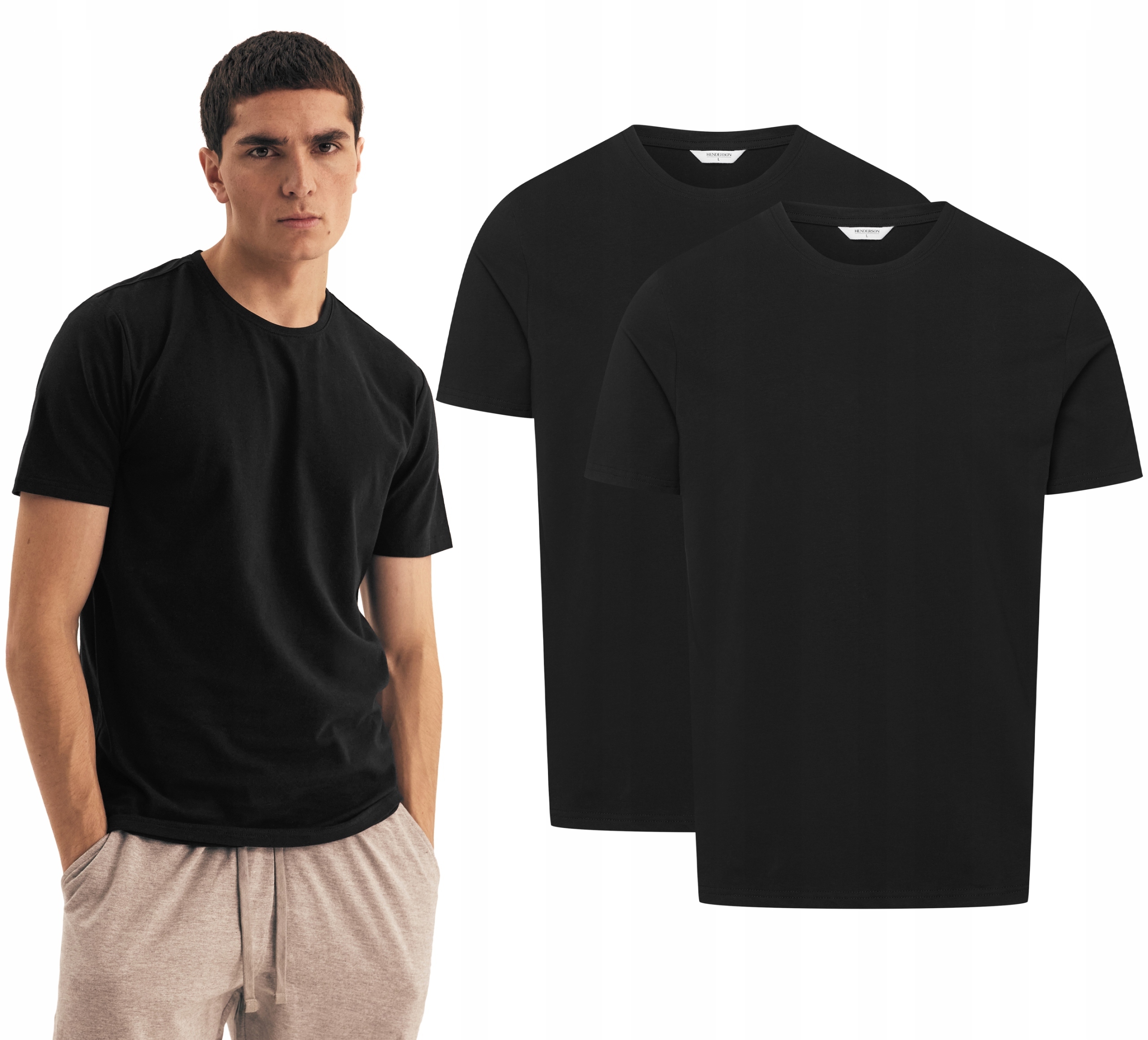 pánské tričko Set 2-PAK tričko bavlněné Henderson Move M