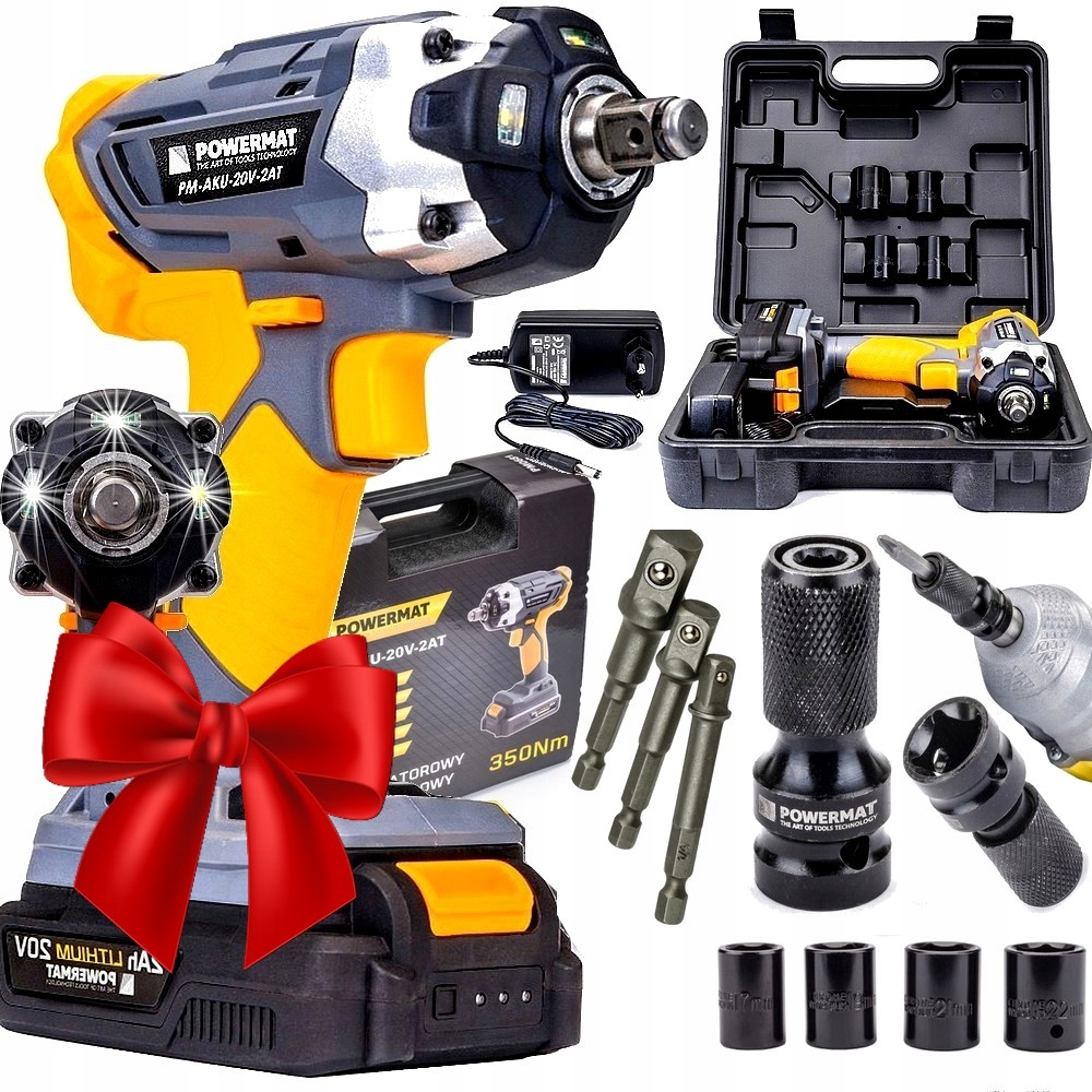 

Klucz Udarowy 20V Akumulatorowy 2Ah do kół 1/2'