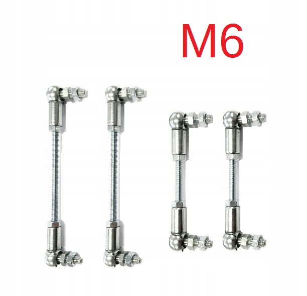 

Drążek regulowany M6 łącznik xenon 62mm-190mm