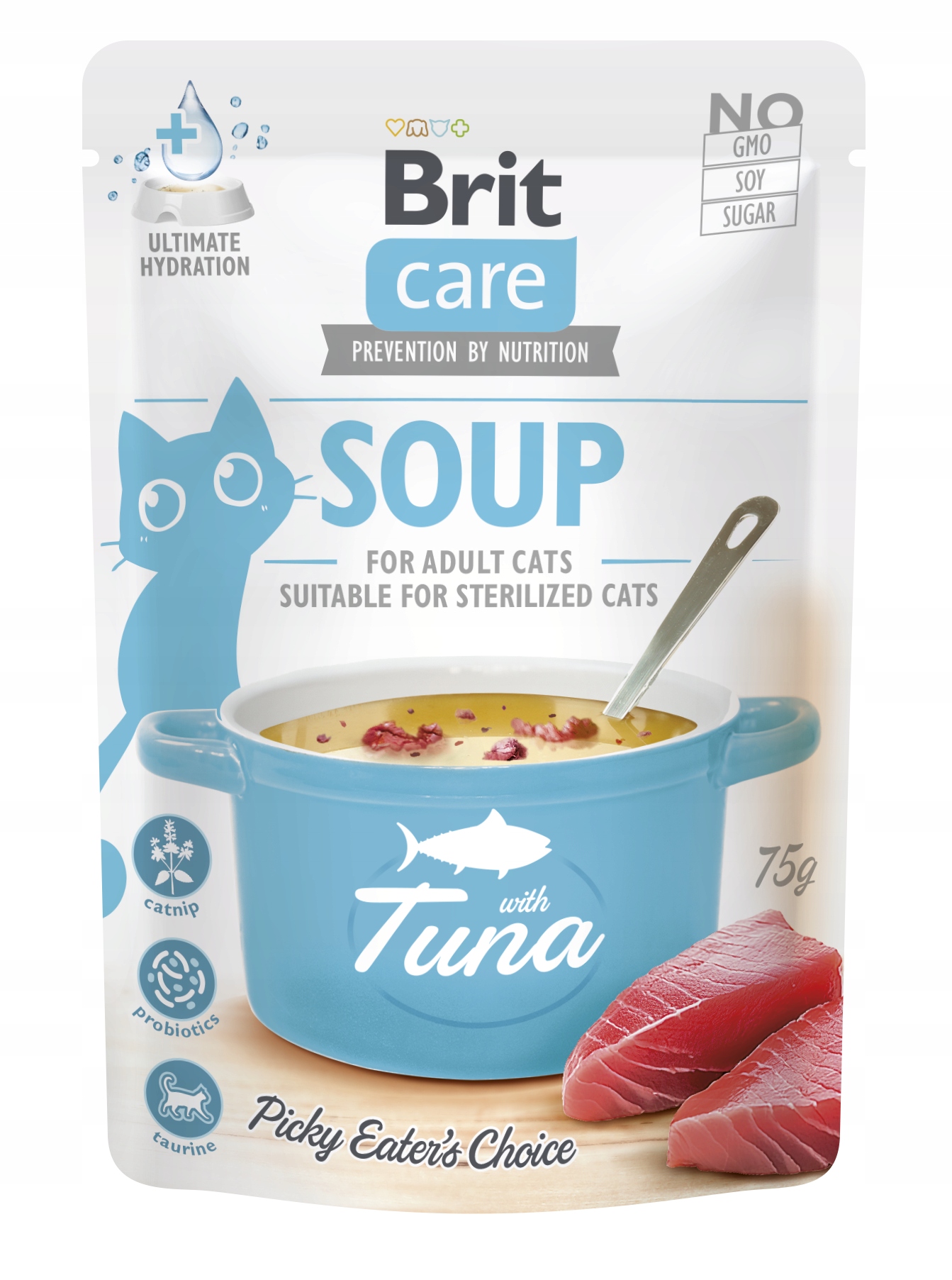 Levně 13x Brit Care Cat Soup Tuna 75g
