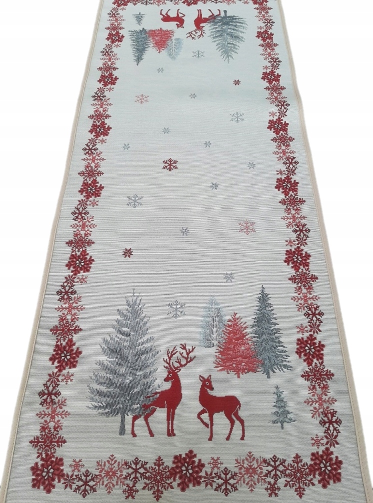 

Bieżnik na Boże Narodzenie jelonki 40x100 cm 1159