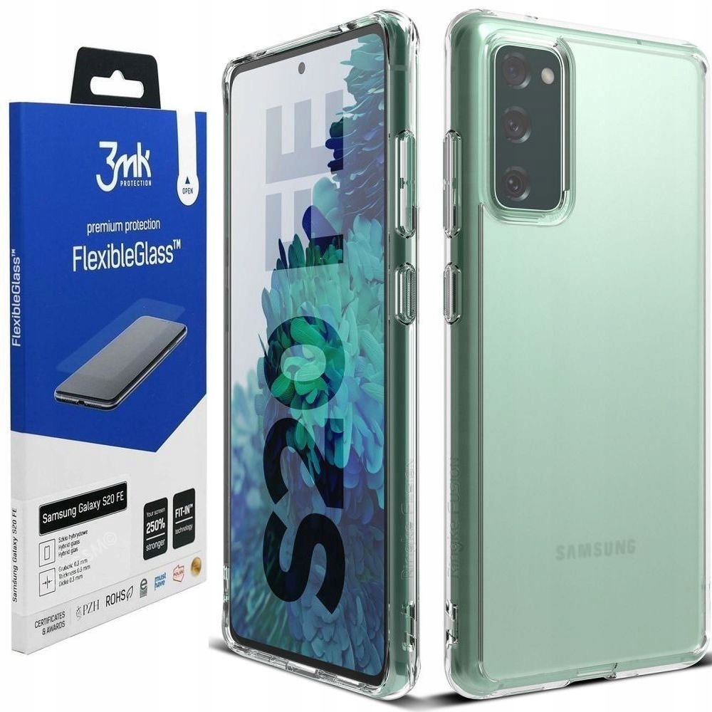 

Matowe Etui Ringke + Szkło 3mk do Galaxy S20 Fe