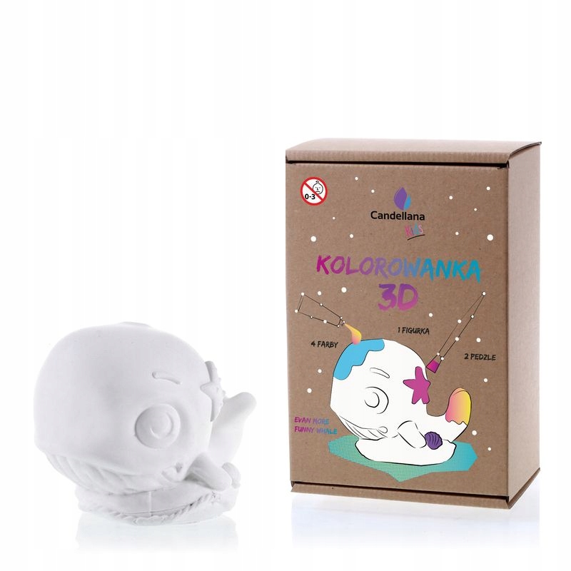 Kolorowanka 3d Even More Funny Whale