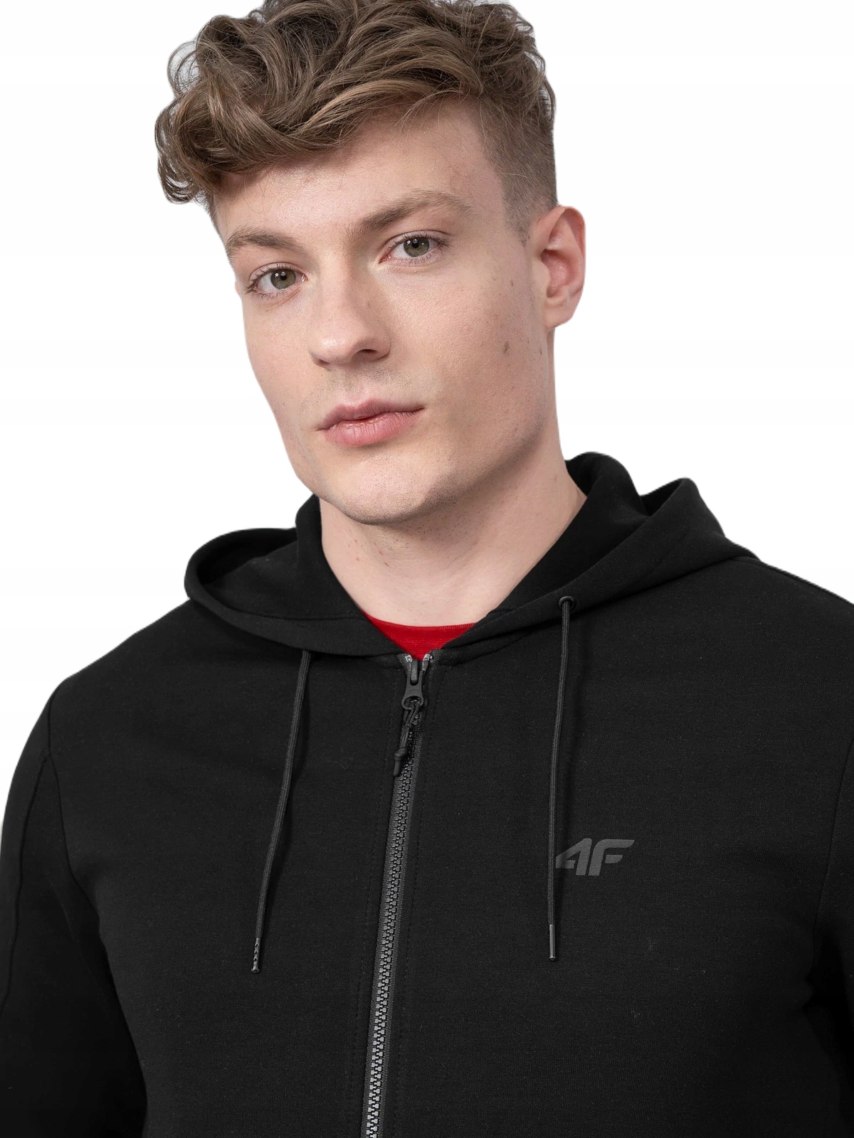 BLUZA DRESOWA Z KAPTUREM MĘSKA BAWEŁNIANA SPORTOWA ROZPINANA 4F r. L Rodzaj Rozpinane Z kapturem