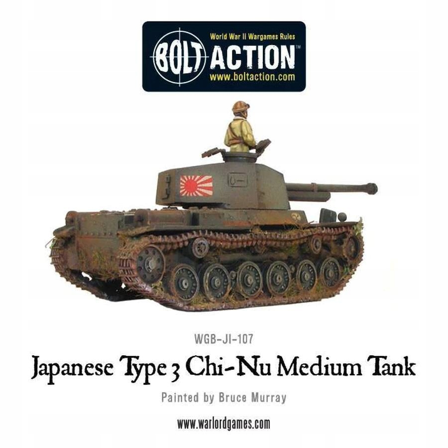 Bolt Action Japanese Type 3 Chi-Nu Medium Tank System Bolt Action