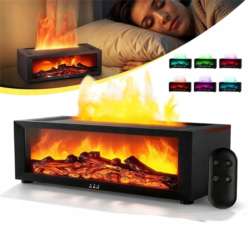 150 ML Difuzér S Režimem Plamene, Zvlhčovač Jako Dárek