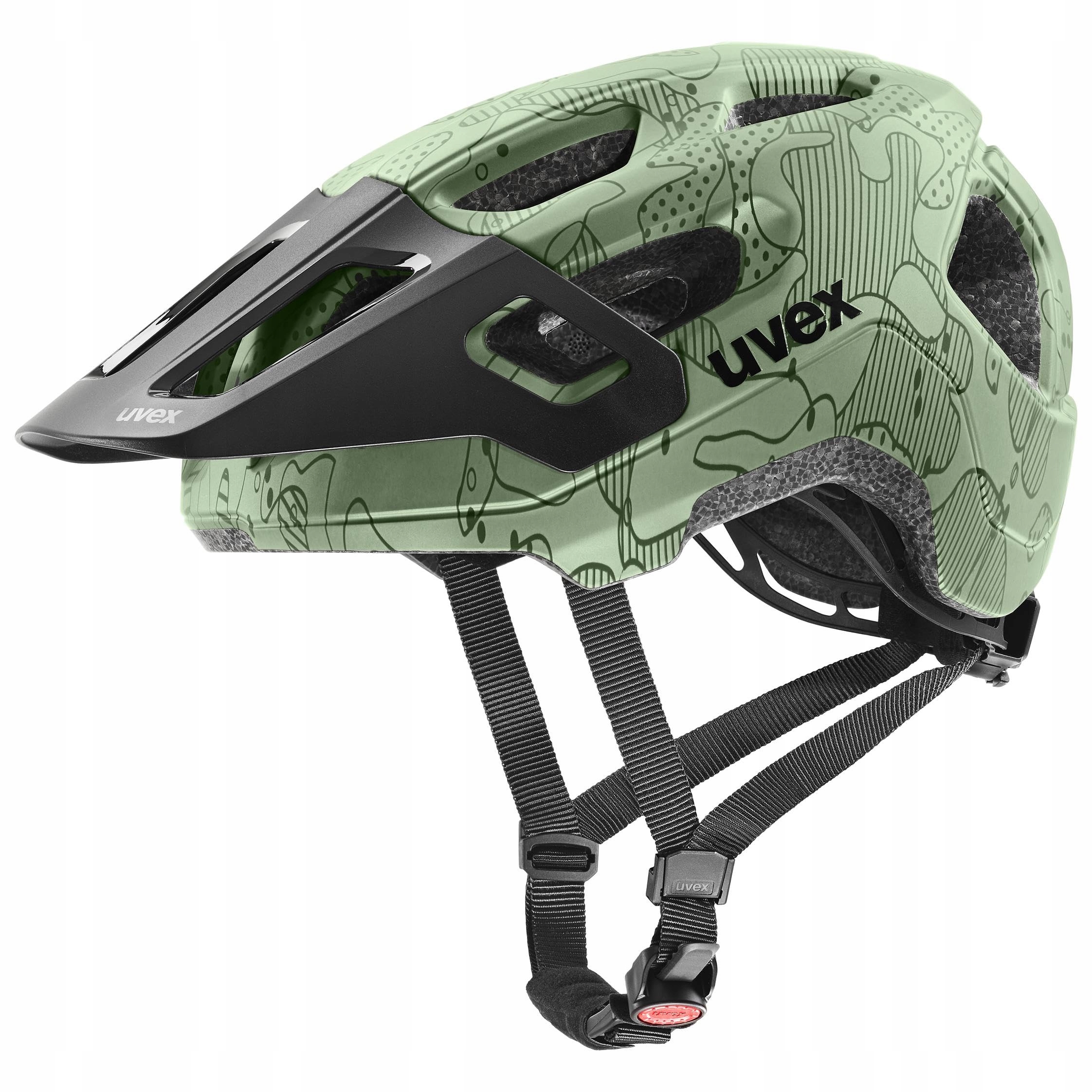 Uvex React Jr. Kask Rowerowy dla Dzieci Rozmiar S 52-56 cm Zielony