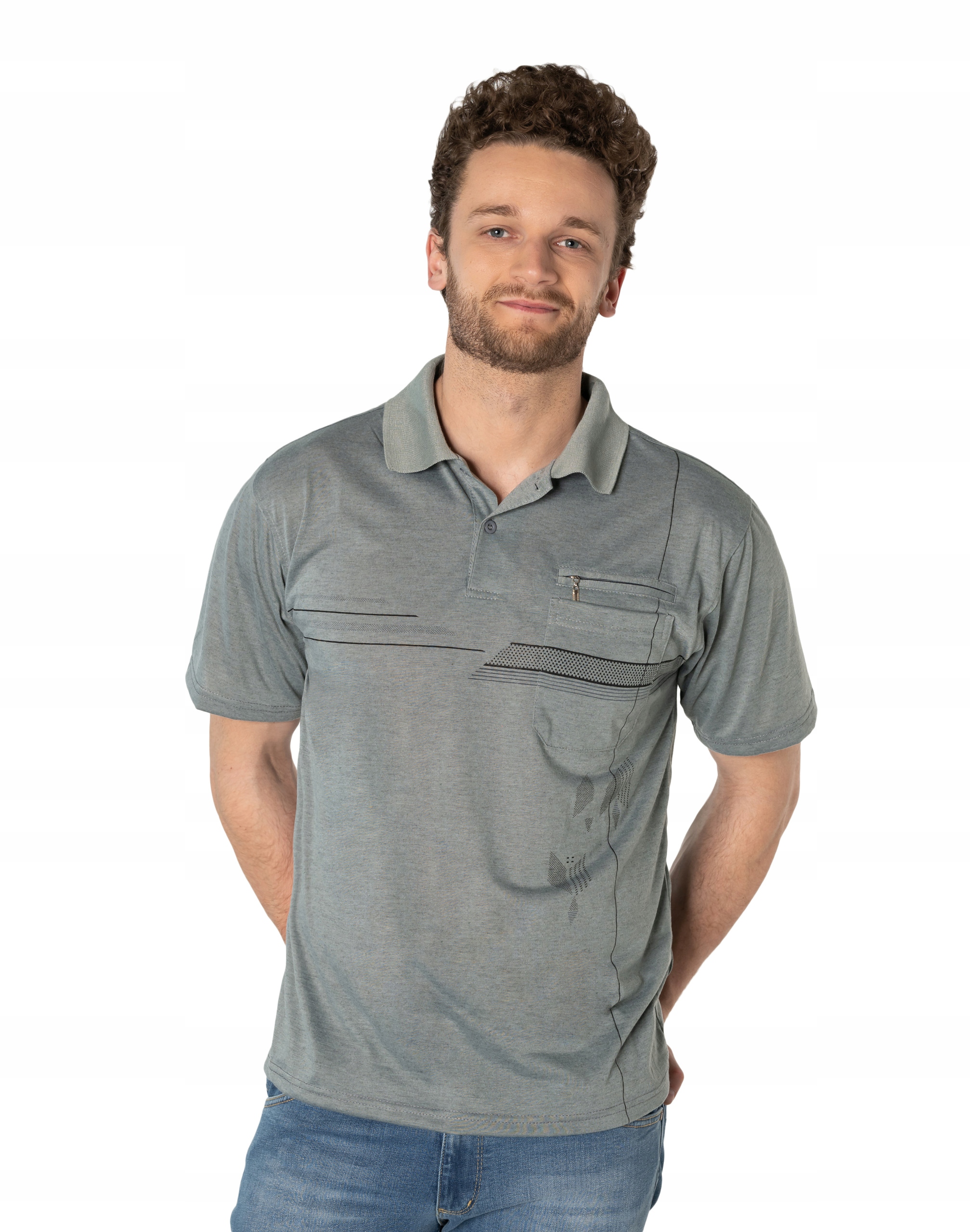 

Koszulka Polo Męska Bawełniana Polówka 191-08 5XL