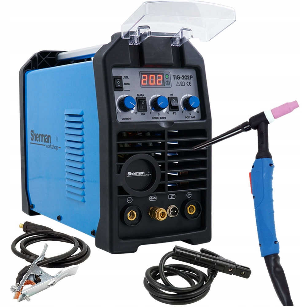 Сварочный аппарат Tig DC с пульсом Sherman TIG 202P MMA