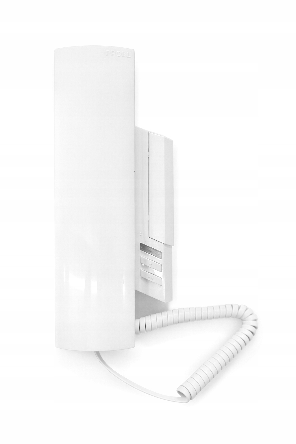 Unifon 2 Żyłowy Proel PC-612 Cyfrowy Domofon Biały PC612 Słuchawka